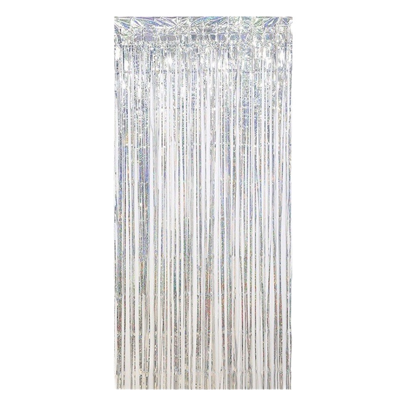 Escena fiesta diseño decoración Fondo lluvia cortina de seda cinta seda borla aula boda habitación diseño vestir cortina de lluvia seda