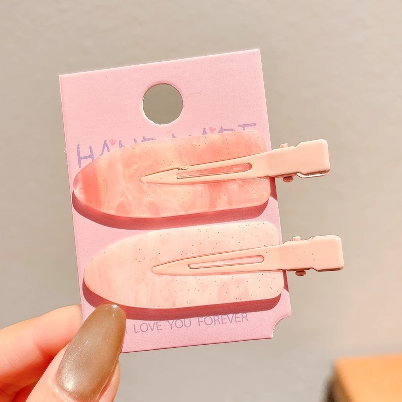 Pequeña broca de pelo fresca sin marcas de verano dulce broca de cabello de color broca de cabello rotura broca lateral broca de cabello adornamiento de mujer