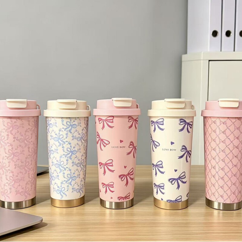 316 stainless steel insulated cup with new inner liner, stylish straw cup for boys, water cup, student coffee cup 316 stainless steel insulated cup with new inner liner, stylish straw cup for boys, water cup, student coffee cup