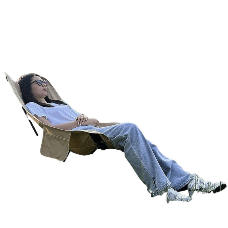 Silla de cama plegable simple, silla de cama plegable, silla de oficina portátil, almuerzo de tres velocidades, sillón ajustable con soporte para las piernas, silla de luna