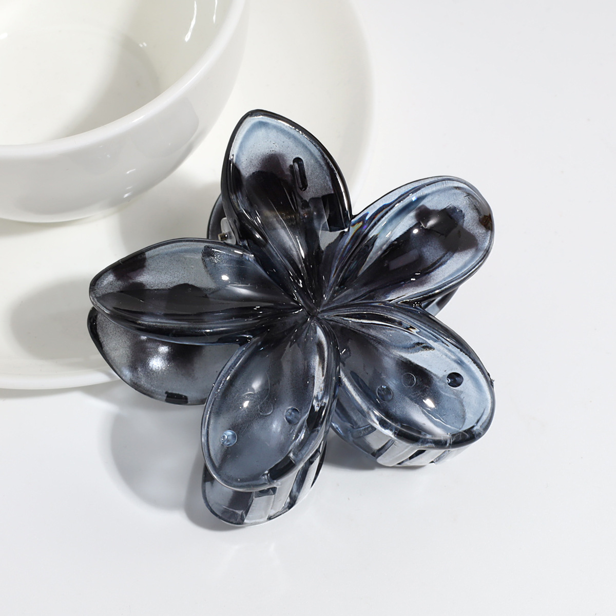 25g Weight Hair Clip, Hair Claws Hair Accessories Type 1 Piece Quantity Casual, Daily Occasion Plastic Material Ombre, Leopard, Transparent, Plumeria Pattern Women's Gender IG Style Style Gradient Color, Leopard Color IG Style Women's Ombre Leopard Transparent Plastic Hair Clip Hair Claws 9