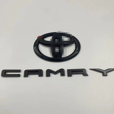 Suitable for Camry XSE cover Car logo - bright-black