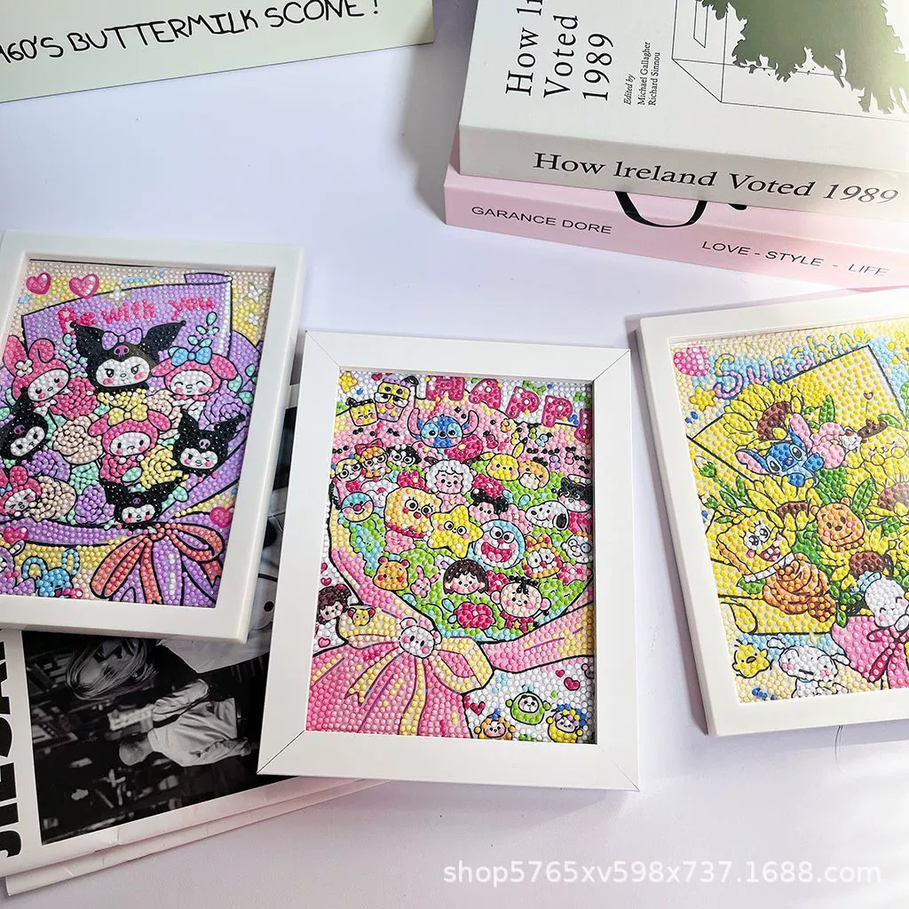Куломи букет не raw diamond painting handmade DIY создание подарок на день рождения детский лучший друг счастья день рождения паста картина