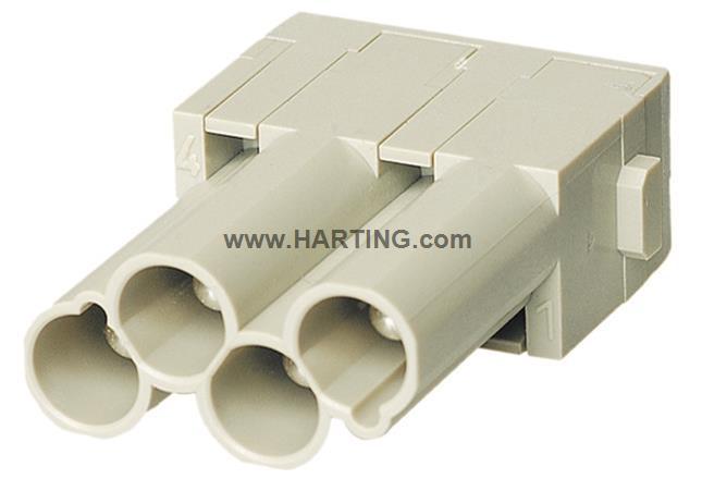 09140043041 HARTING HAN 4 MOD M-C 40 4芯40A大电流 压接公芯