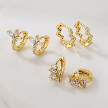 �Ĺ� ŷ��ʱ��С��Ȧͭ��18K���ʯ���ζ���INS���ݶ��� �羳��Դ