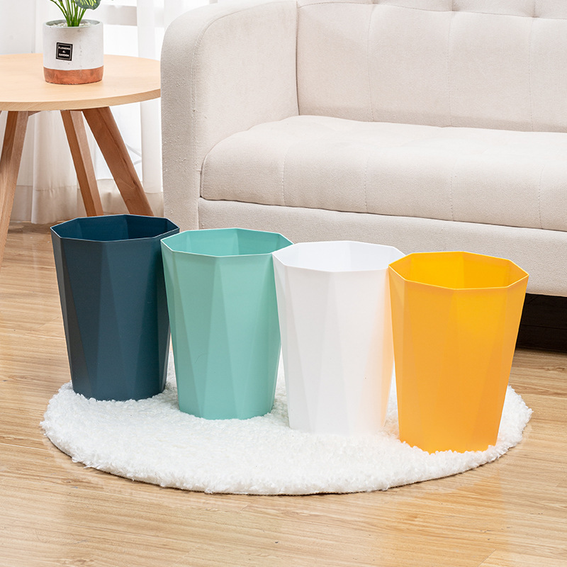 High quality plastic garbage can for home use for living room