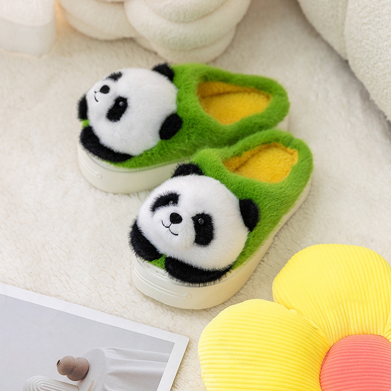 Zapatillas de algodón de animales lindas transfronterizas zapatillas de algodón de invierno para mujeres zapatos de calentamiento de peluche zapatos de algodón domésticos interiores zapatos de piso prácticos image 9