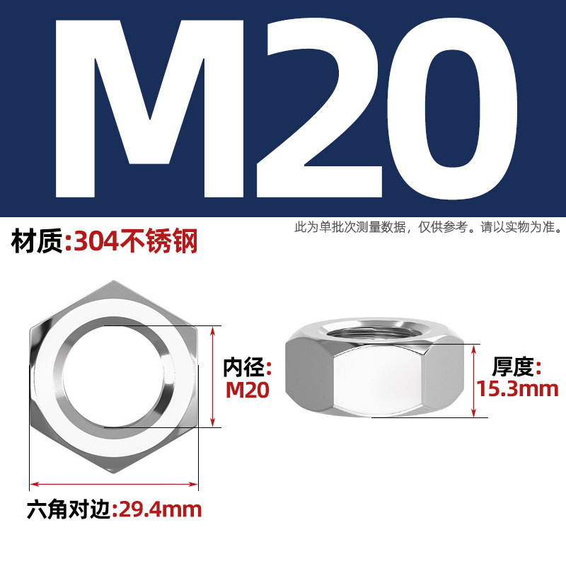 304/201/316L/321/2205 ステンレス鋼六角ナット、ボルト、ナット、ネジキャップ M2-M160|undefined