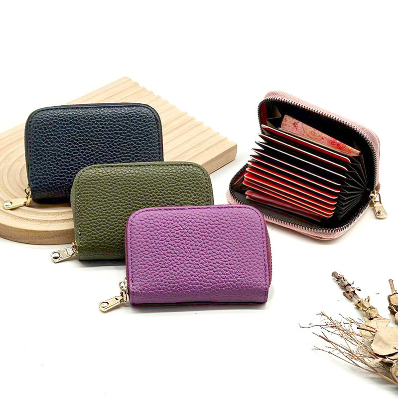 Casual Pure Color Card Holder Student Wallet Multi-Card Slot Accordion Card Holder Card Storage Bag Driver's License Coin Purse All in One Casual Pure Color Card Holder Student Wallet Multi-Card Slot Accordion Card Holder Card Storage Bag Driver's License Coin Purse All in One
