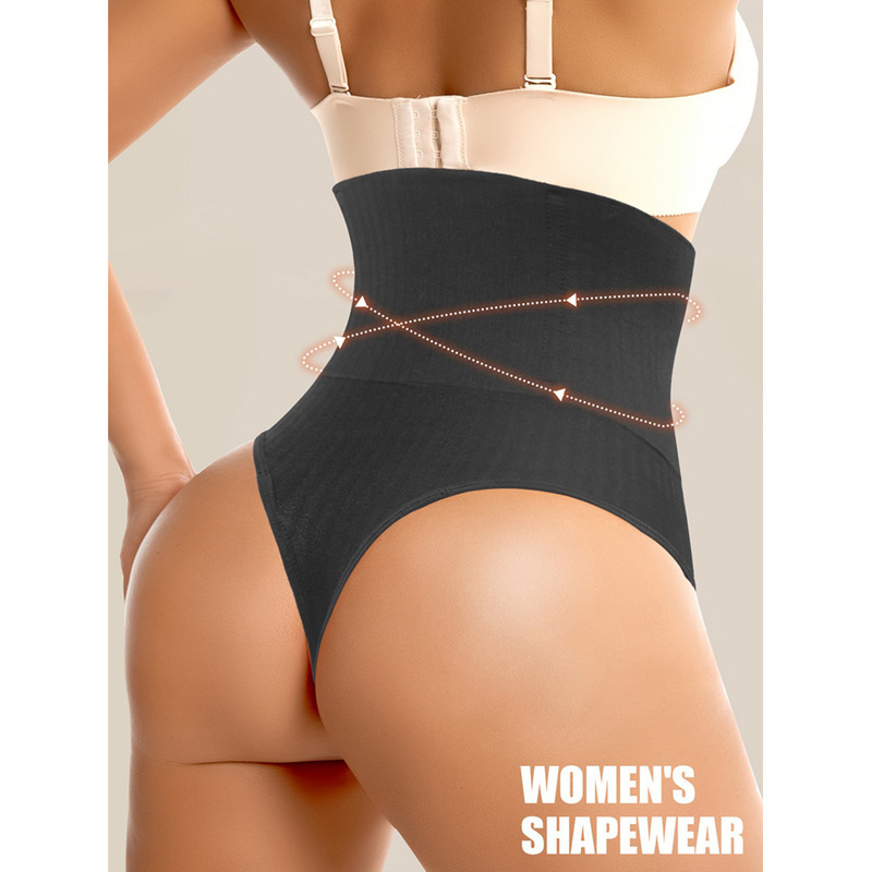 Seamless Thong Abdominal Control Underwear High Waist Women's Underwear Slim-fit Underwear Hip-lift Abdominal Shaping Underwear