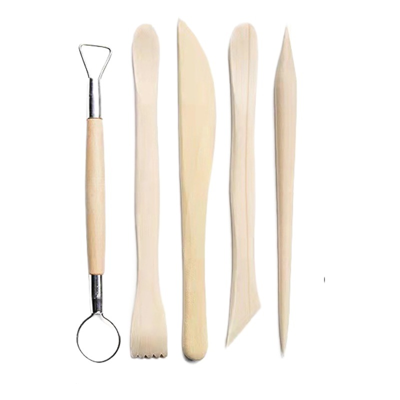 Herramientas de cerámica transfronterizas 11 piezas traje arcilla piedra plástico talla cuchillo detalle aguja puncher arte siete piezas aguja