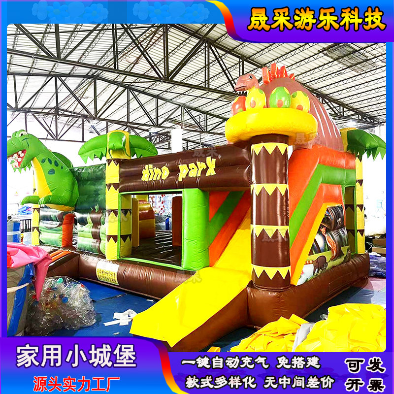 Castillo inflable infantil para el hogar, tobogán de trampolín para interiores, equipo de castillo inflable para comercio exterior, fabricante de castillos inflables.