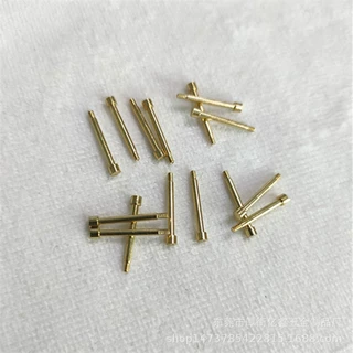 东莞厂家生产定制精密五金车件 小铜件 充电触点导电铜针铜柱