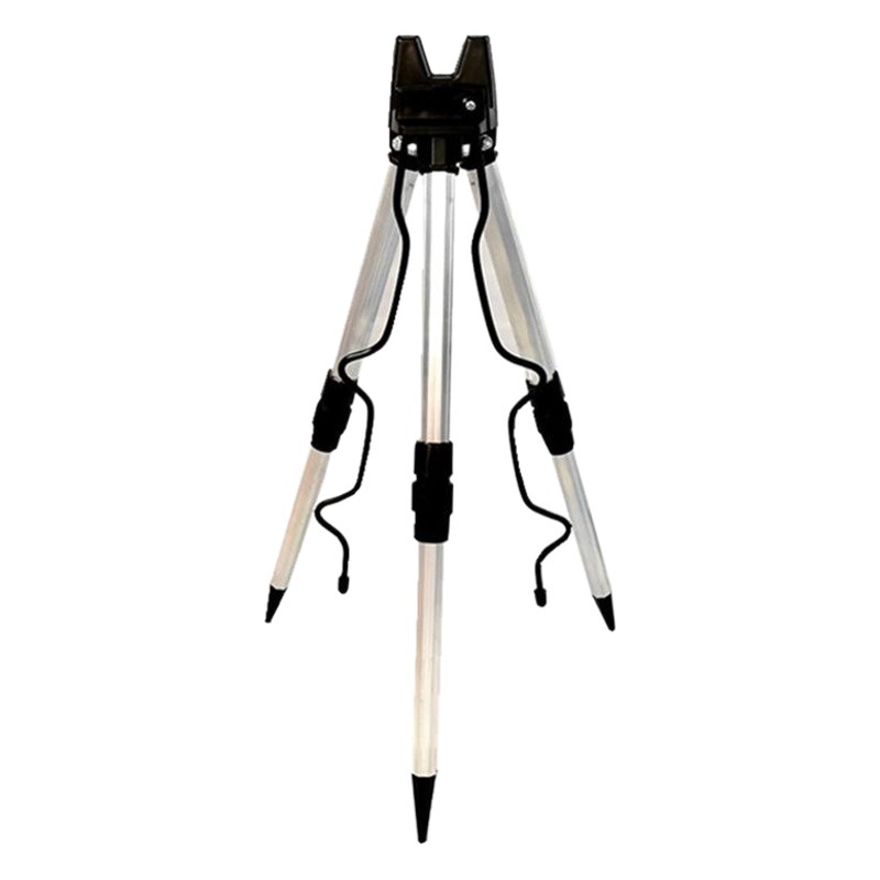 Venta al por mayor mar varilla aleación de aluminio triángulo soporte Mini retráctil pesca ultra corto marco varilla 5 varilla rack suministros de pesca