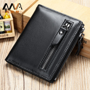 Leather Wallet���Q�羳��Ƥ�Q���X����ʿ�^��ţƤ�̿��X�A���װ�