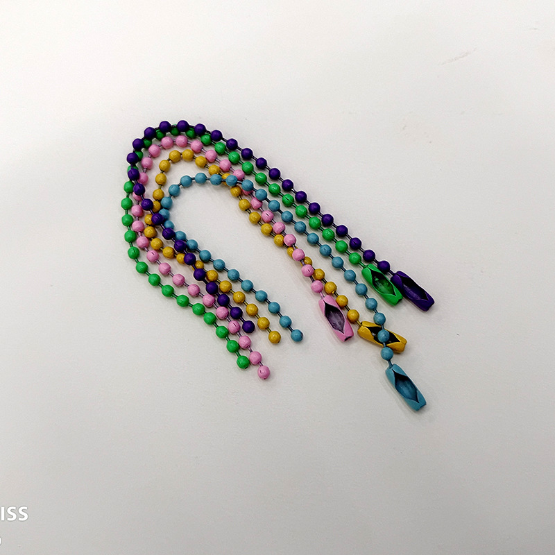 彩色喷漆珠链