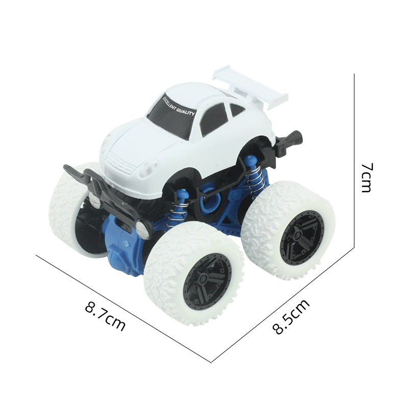 Juguete para niños tracción en las cuatro ruedas truco de inercia modelo de vehículo todoterreno niño juguete graffiti puesto de coche resistente a la caída al por mayor