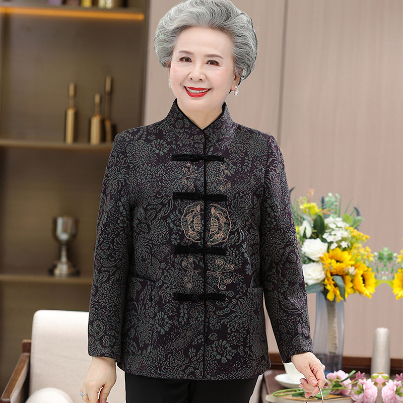 Elderly People's Spring & Fall Outwears, Grandma's Spring Tops, Mother's Clothes, Spring Tang Suits, Old Ladies' Clothes, New Styles Elderly People's Spring & Fall Outwears, Grandma's Spring Tops, Mother's Clothes, Spring Tang Suits, Old Ladies' Clothes, New Styles