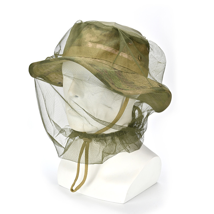 Sombrero anti-mosquito sombrero de pesca de los hombres cubierta de la cara protector solar máscara de malla transpirable pesca nocturna al aire libre a prueba de insectos apicultura sombrero anti-abeja