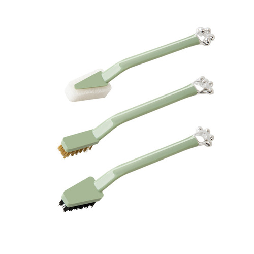 Kitchen gas stove cleaner, stove grease removal brush, range hood gap brush, gas stove oil stain removal brush, ball tool, wire brush