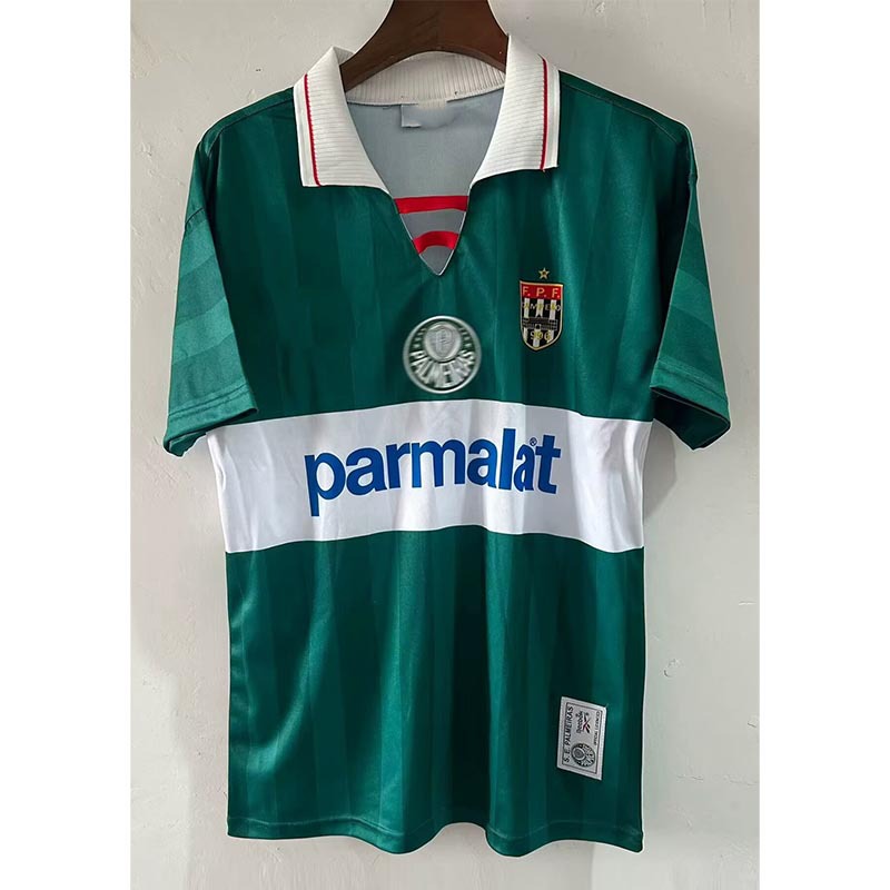 Camiseta de Fútbol del Palmeiras de Poliéster Personalizable y Manga Corta para Deportes