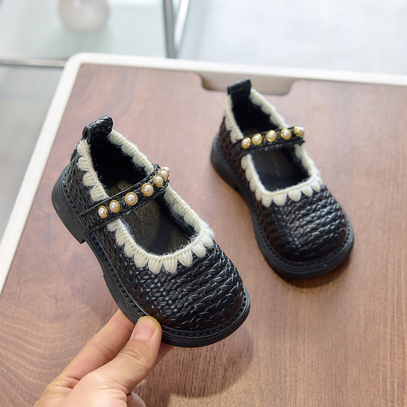 Zapatos de Princesa con Tejido Artesanal para Niñas de EVA, para Fiesta y Uso Diario image 2