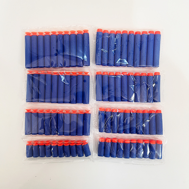 Eva Sponge Suction Cup Solid Flat Head Bullet Toy Gun Soft Bullet Accessories Foam Soft Head Bullet Universal Factory Wholesale Eva Sponge Suction Cup Solid Flat Head Bullet Toy Gun Soft Bullet Accessories Foam Soft Head Bullet Universal Factory Wholesale