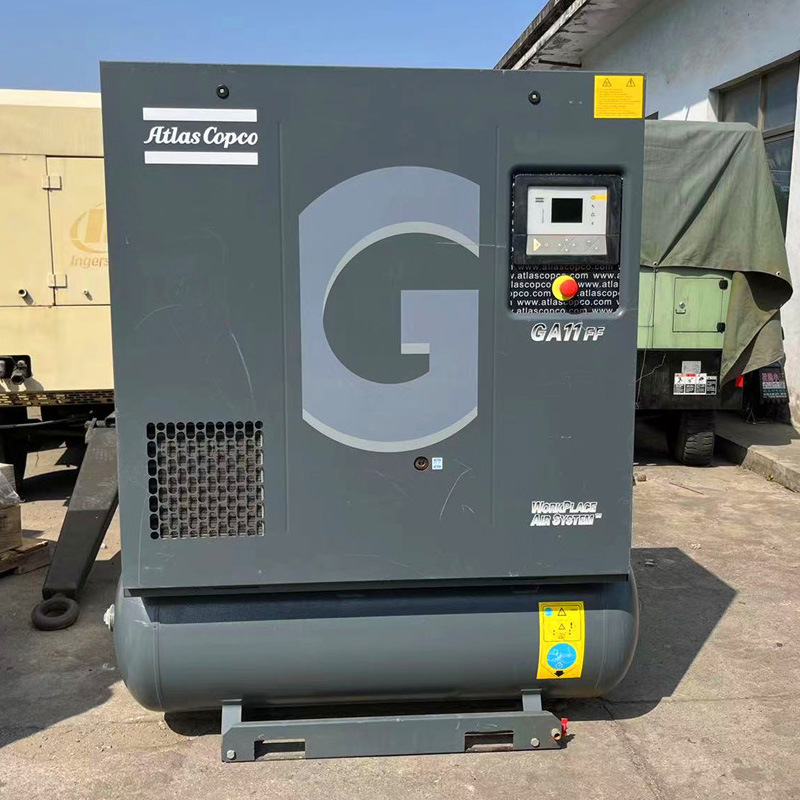 二手阿特拉斯空压机GA11+FF租赁性能稳定价格好无油压缩机租赁
