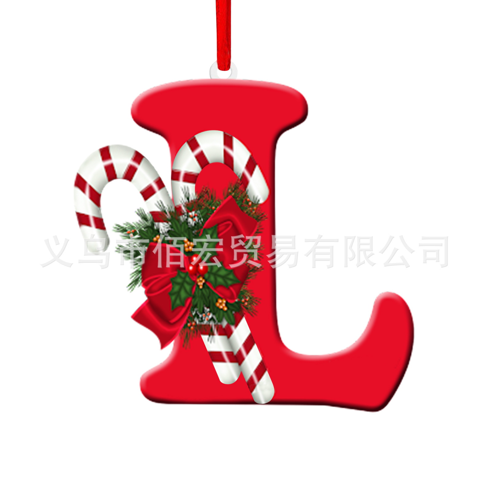 Nuevo alfabeto inglés creativo transfronterizo acrílico plano árbol de Navidad decorativo regalo de decoración de fiesta image 17