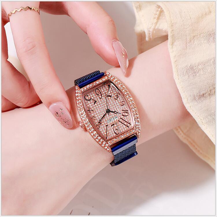 2024 Vendita diretta Tiktok popolare maglia magnetica con scatola del vento con orologio al quarzo_voghion.com