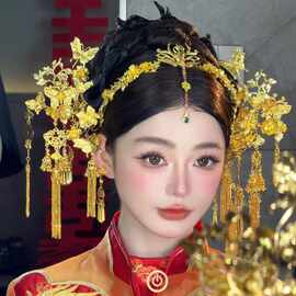 婚庆饰品 新中式典雅国风凤凰秀禾头饰HF8785