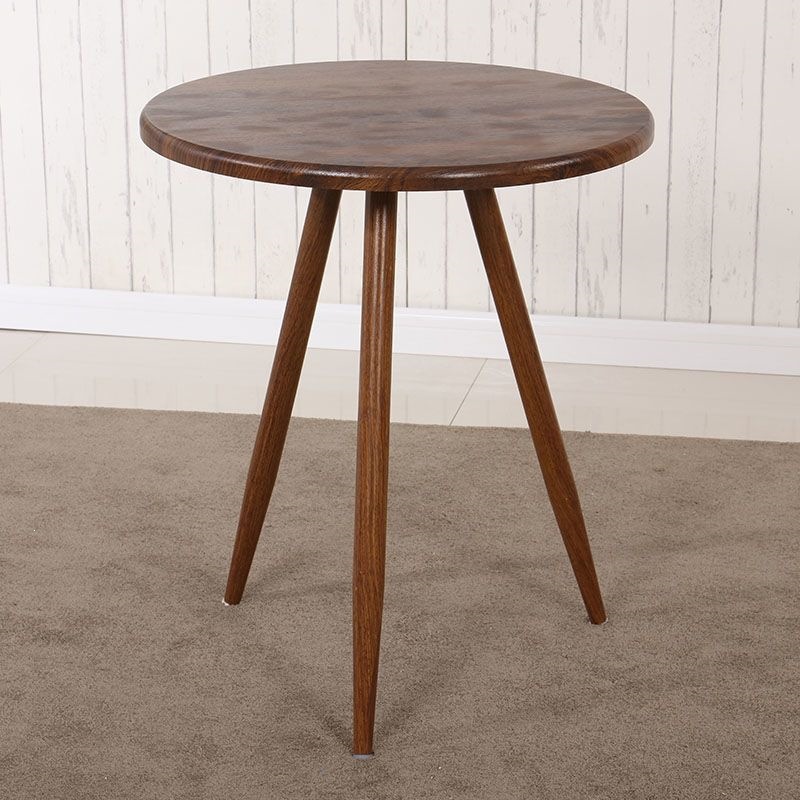 Mesa y silla de madera sólida nórdica, mesa de comedor redonda creativa, mesa de negociación moderna y simple. image 37