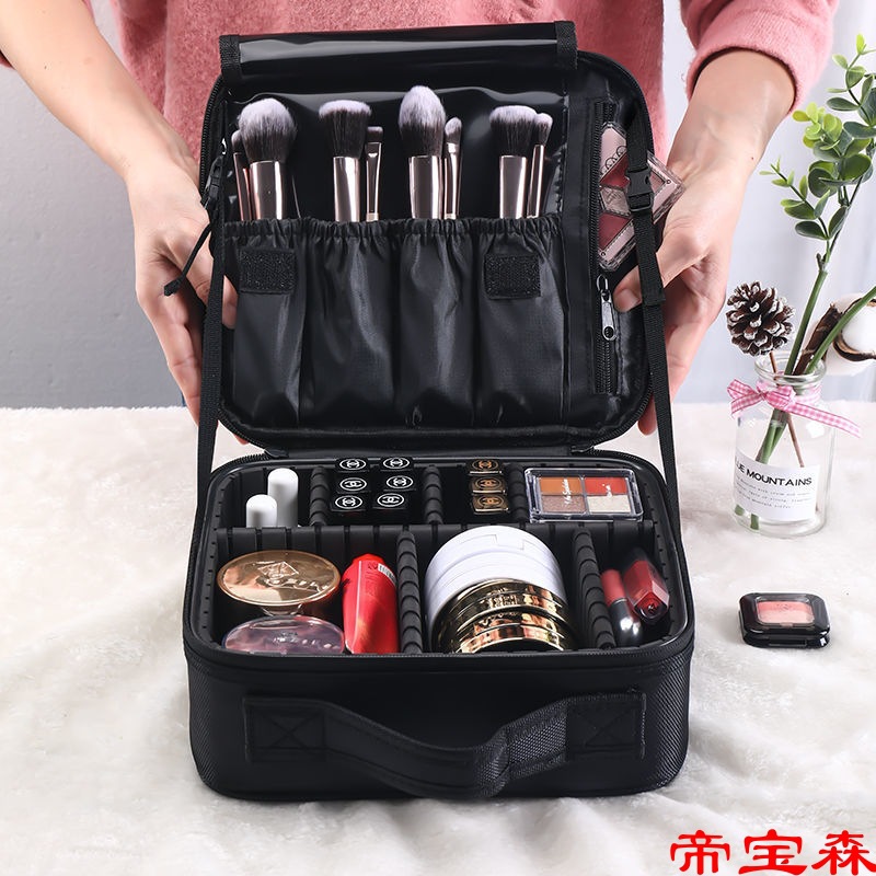 Cosmetic Urine Portable portable Cosmetics Storage bag travel Makeup Nail enhancement Needlework tool kit Korean Edition student