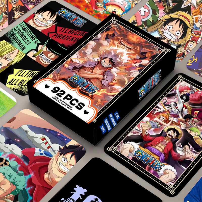 Spot 92 LOMO Card One Piece Wanted Double-sided High Definition Color Printing Photo Card Collection Card Sticker Bookmark