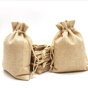 Manufacturer Made Linen and Cotton Drawstring Flap Pocket Pantss, Creative Canvas Drawstring Flap Pocket Pantss, Jewelry Storage Can Be Customized with Patterns