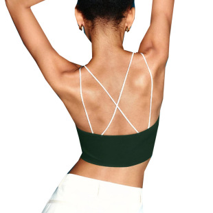 European and American cross-border foreign trade Sports Fitness Vest Women with chest pad nude feeling quick-drying beauty back high elastic yoga sling delivery