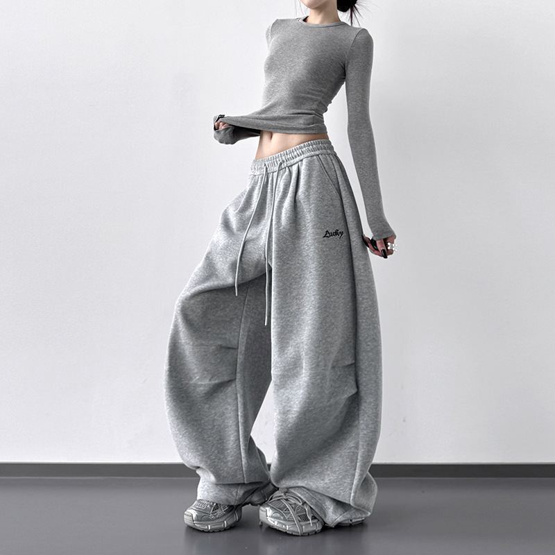 2025 New Autum Casual Sweatpants for Tall Women Hiphop High Street Jazz Dance Pants Draped Sports Cargo Pants 2025 New Autum Casual Sweatpants for Tall Women Hiphop High Street Jazz Dance Pants Draped Sports Cargo Pants