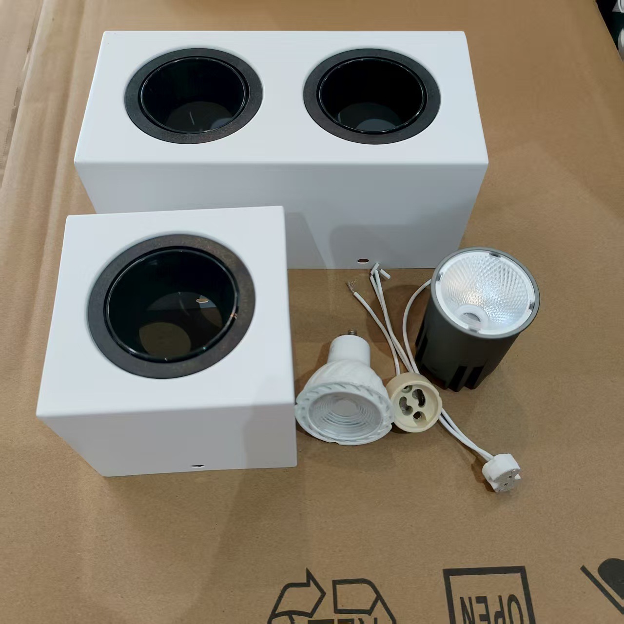 明装MR16灯架外销出口款.适配GU10/GU5.3/模组