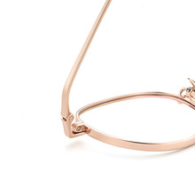 高度数专用眼镜架J90006复古幼圆小框架女超轻纯钛眼镜框男