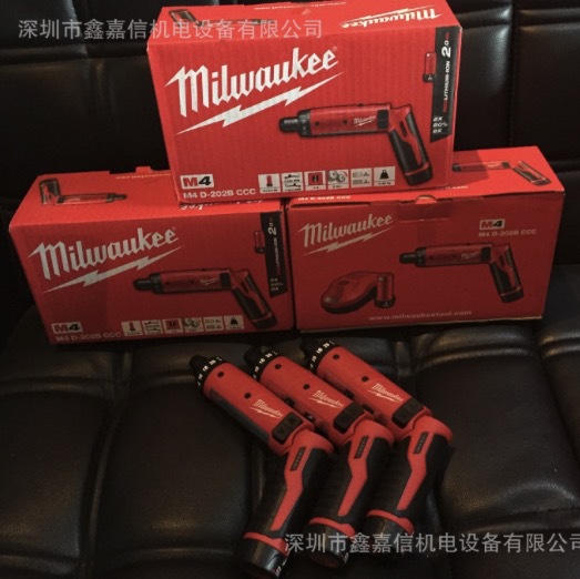 现货批发美米沃奇可弯曲直柄式充电起子机 M4D-202B