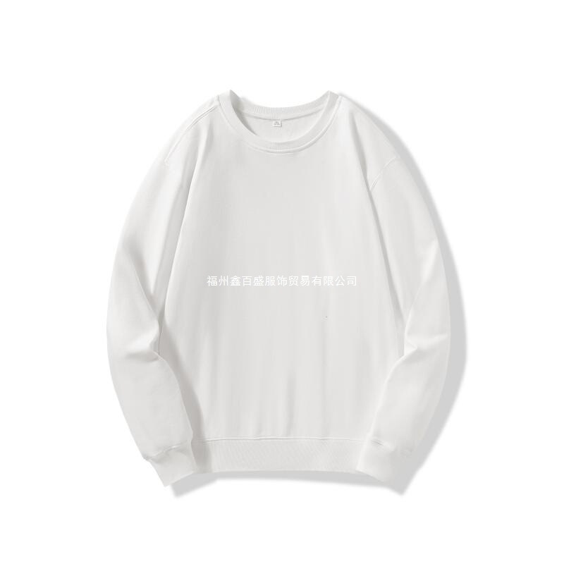 Sweatshirt Custom Logo Work Clothes Embroidered Round Neck Hoodie Fleece-Lined Jacket Custom Sweatshirt Class Uniform Custom Printing