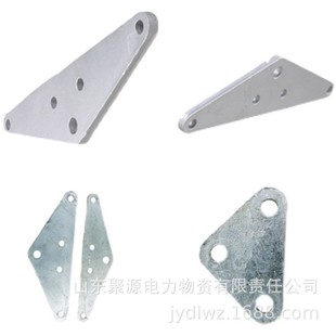 Triangular Connecting Plate Hot-Dip Galvanized Power Equipment L-1040 Type Connecting Plate Adjustment Plate Fittings Power Line Equipment