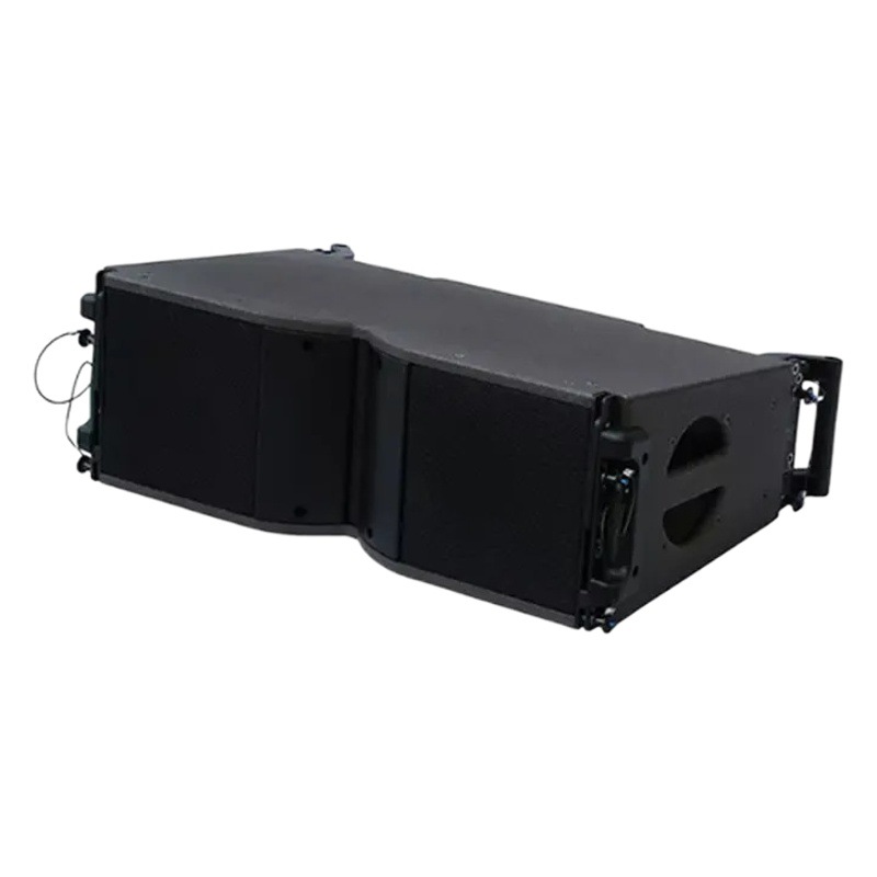 Venta directa de fábrica, altavoces de arreglo lineal duales de 8 pulgadas, audio para escenarios, actuaciones al aire libre, bares, salas de conferencias, estéreo de alta calidad