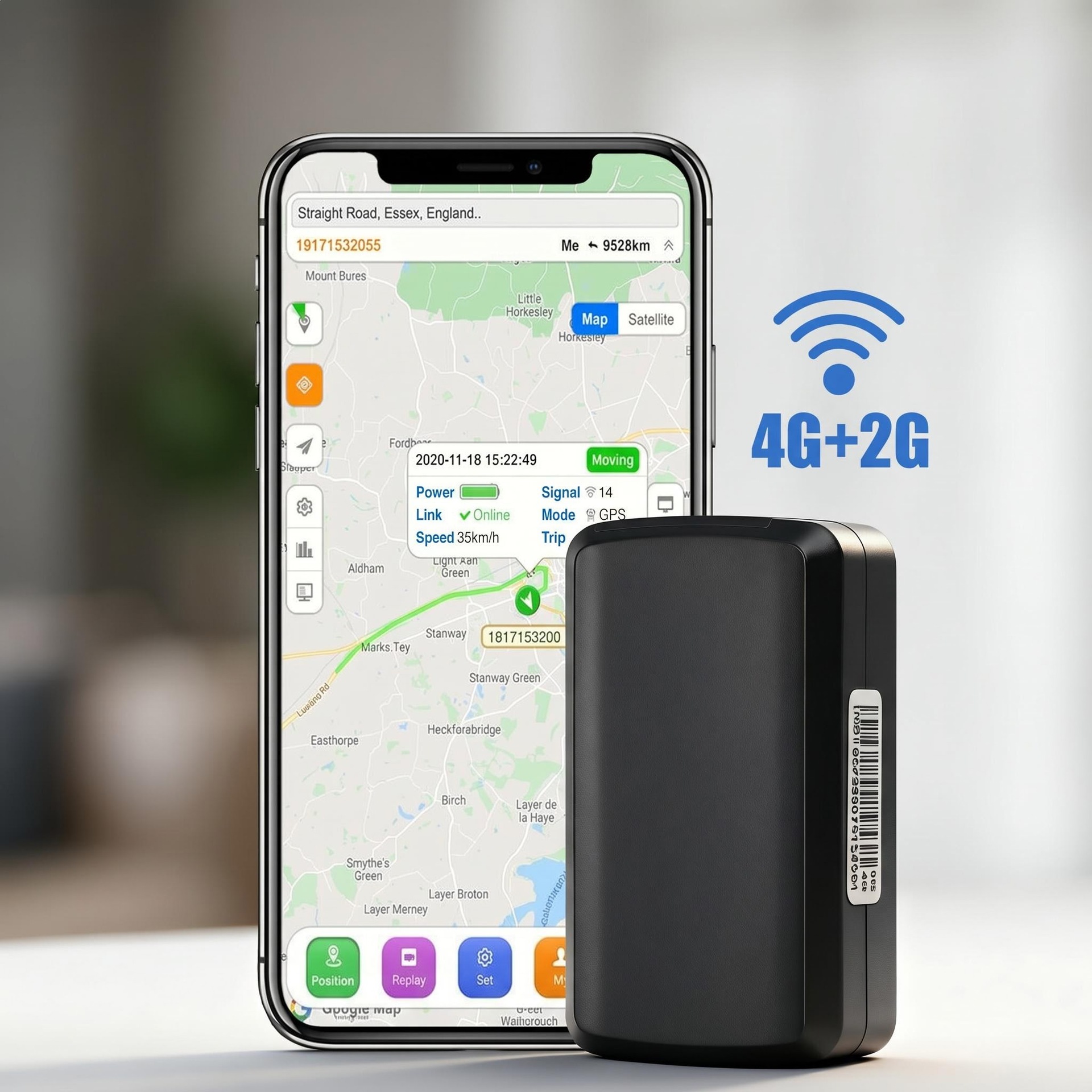 4G Lte Wireless GPS Tracker4000mAh Magnet Tracking for car