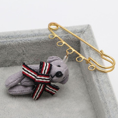 DIY jewelry accessories 7CM antique bronze color pin with hole five-hanging pin large safety pin handmade materials