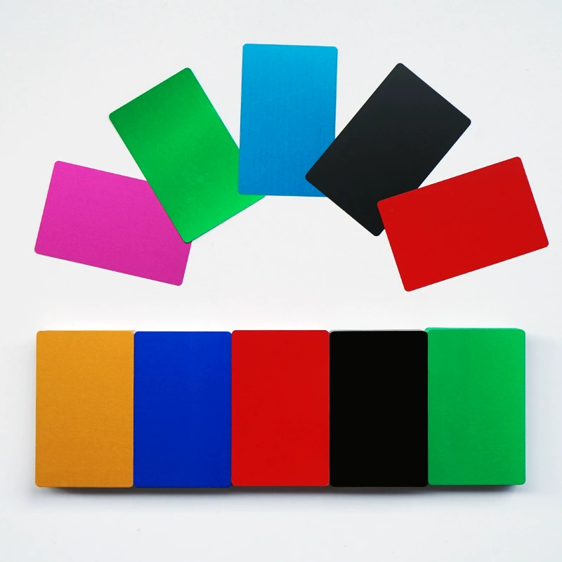 Визитная карточка маркировки листа металла Мульти-цвета алюминиевые/лазер/материал отладки гравировки/Алюминиевые листы машины 100 стекловолокна сплава магния