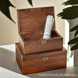 木制收纳盒玩具首饰勋章纪念品家庭办公室收纳装饰盒珠宝盒