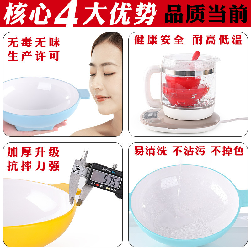 Hotpot shop camarón molde deslizante plástico de porcelana imitación de melamina cubiertos comerciales de estilo japonés creativo envasador de platos hacer artefactos mágicos