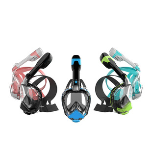 Cross-border exclusive for new electric intelligent fresh air system diving mask snorkeling Sanbao full dry mirror set factory