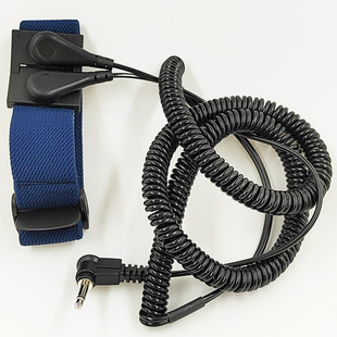 Dual Circuit Anti-Static Wrist Strap Wired Double Buckle Metal Plug Human Body Static Discharge Bracelet Wrist Strap Wholesale
